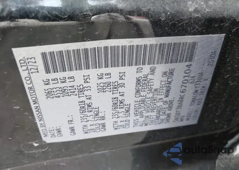 2024 Nissan Rogue Sv Fwd z USA, uszkodzony, nr VIN 5N1BT3BA8RC670104